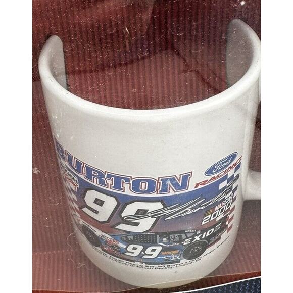 Sports Glassware Hunter Burton Nascar Fan Set Beer Glass Coffee Mug Shot Glass - Picture 3 of 7